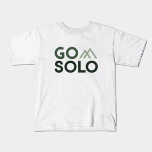 GO SOLO OUTDOOR APPAREL Kids T-Shirt